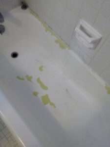Before Bathtub Reglazing near Cincinnati