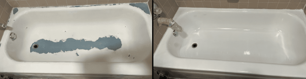 Bathtub Refinishing Before & After Near Newport, KY