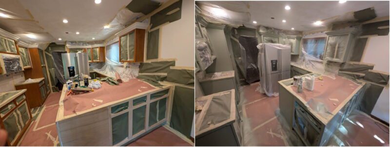 Kitchen Cabinet Painting Green Near St. Louis, MO.jpg